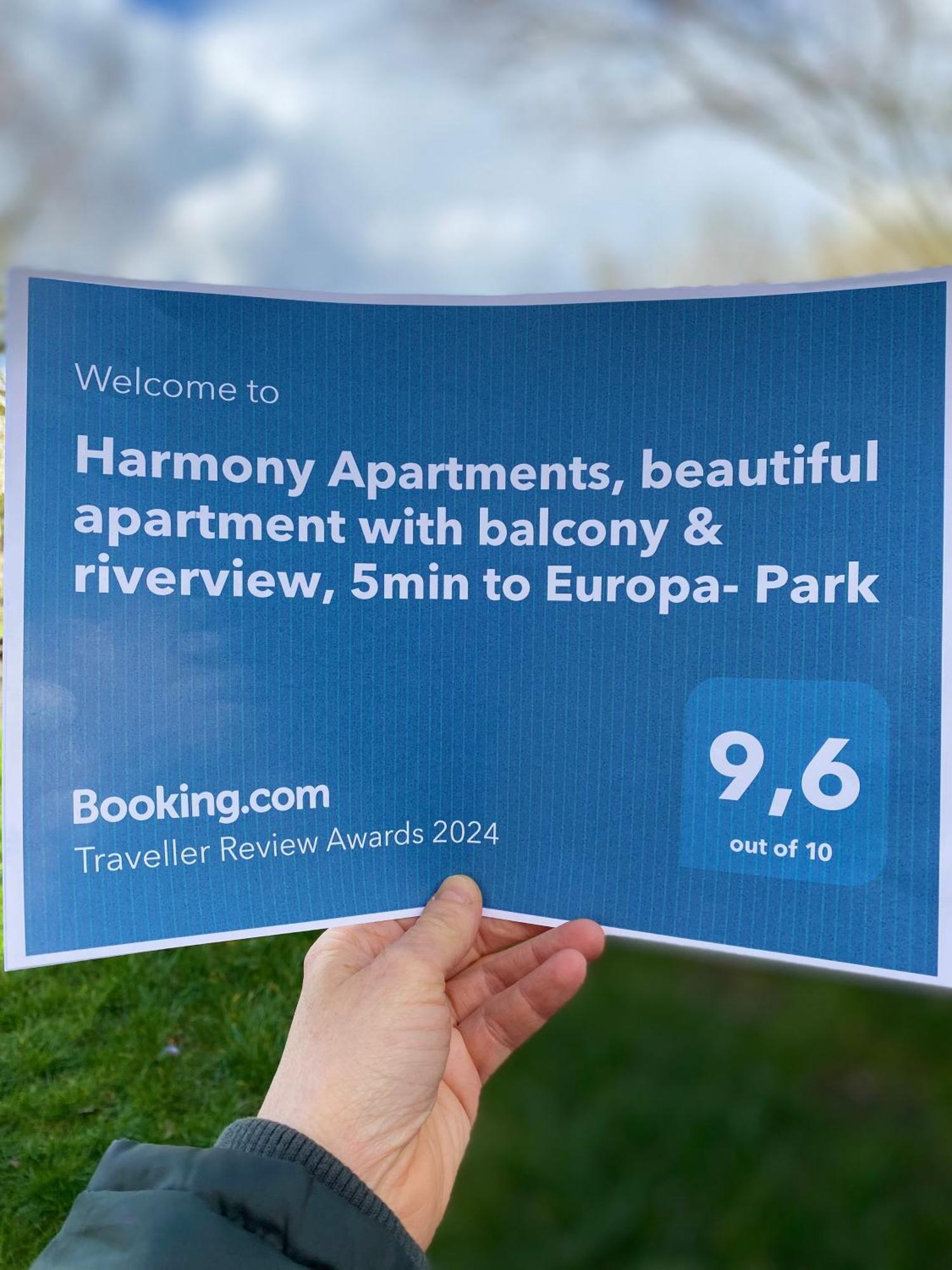 Harmony Apartment, Your Holiday Home In Rust With Balcony & River-View, 5Min To Europa-Park Екстериор снимка
